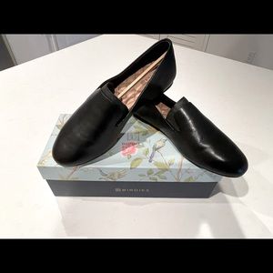 *NWT* Birdies The Starling Flats, Black Leather
